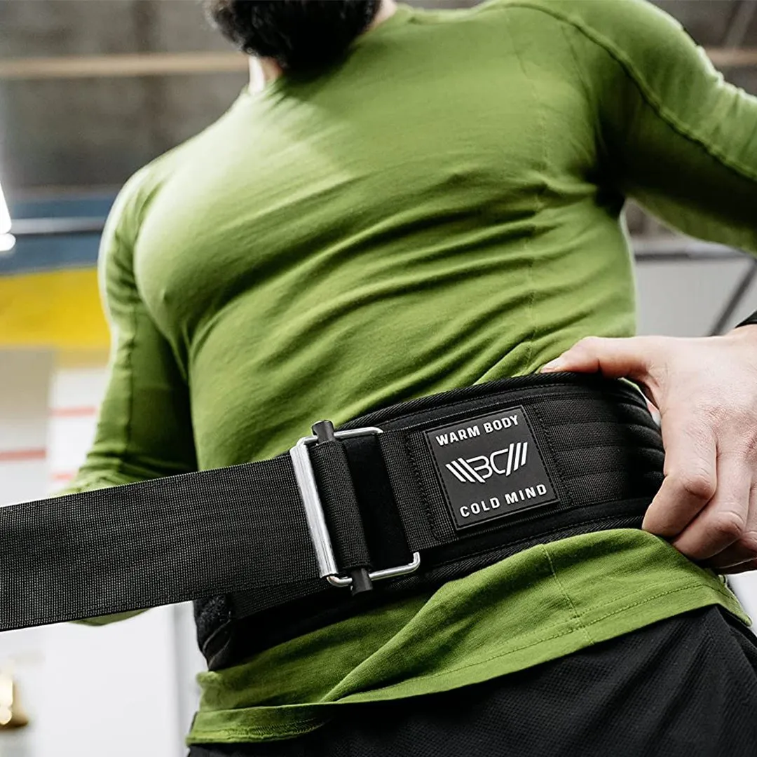 4" Nylon Weightlifting Belt Navy