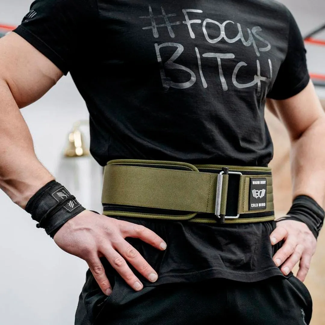 4" Nylon Weightlifting Belt Navy